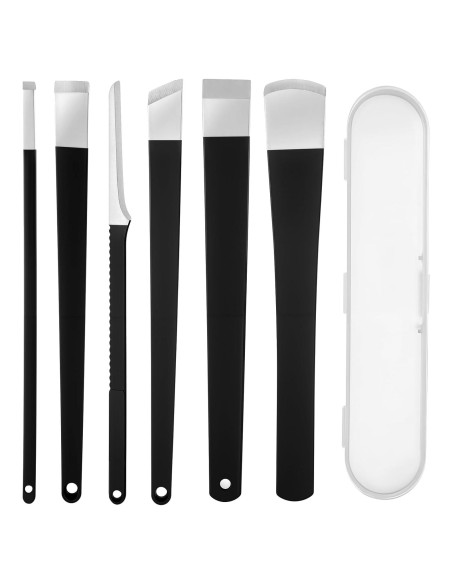 Kit de Pedicura Profesional Gtziqa 6 Piezas Acero Inoxidable