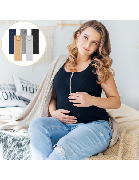 Extensores de Cintura Elásticos LXUEJIE 10 Piezas 8.5cm