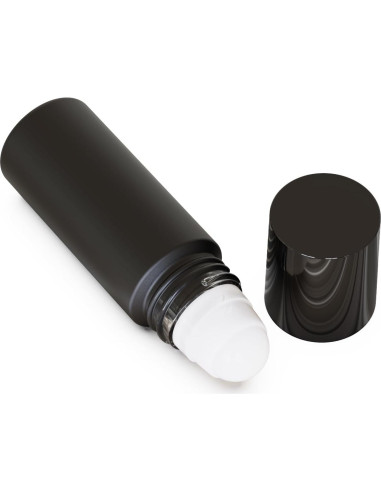 Set de 5 Botellas de Vidrio 30ml Negras Recargables Jagolain