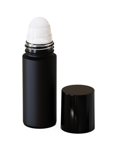 Set de 5 Botellas de Vidrio 30ml Negras Recargables Jagolain