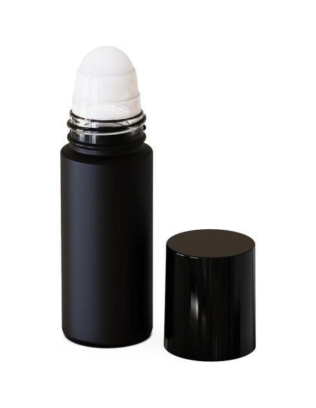 Set de 5 Botellas de Vidrio 30ml Negras Recargables Jagolain