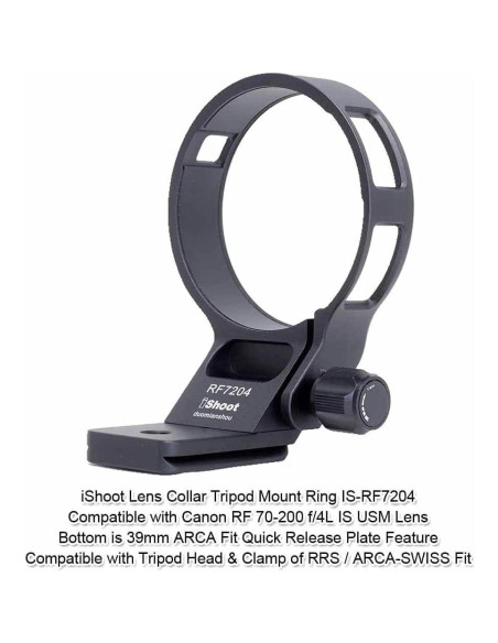 Anillo de Montaje en Trípode iShoot IS-RF7204 para Canon RF 70-200 f/4L