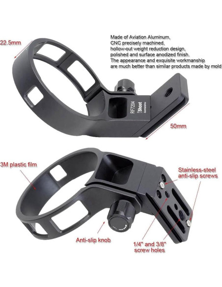 Anillo de Montaje en Trípode iShoot IS-RF7204 para Canon RF 70-200 f/4L