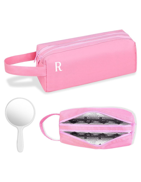 Estuche Organizador de Lentes de Contacto OBUSATT Rosa 60 PCS