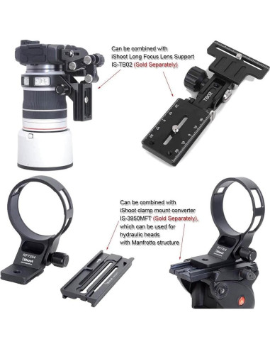Anillo de Montaje en Trípode iShoot IS-RF7204 para Canon RF 70-200 f/4L