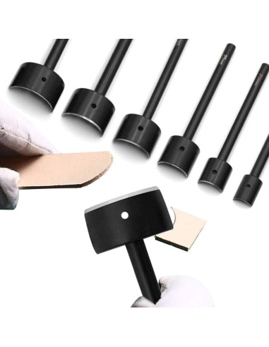 Perforador Semicircular de Cuero AYNEFY 30mm Herramienta Manual