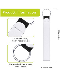 20 Llavero de Muñequera de Sublimación Neopreno Anpuimult 2