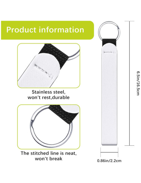 20 Llavero de Muñequera de Sublimación Neopreno Anpuimult