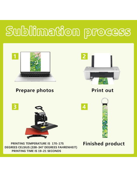 20 Llavero de Muñequera de Sublimación Neopreno Anpuimult