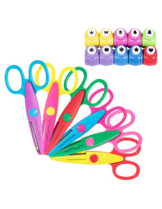 Set de 16 Piezas de Tijeras y Troqueles Creativos Katfort