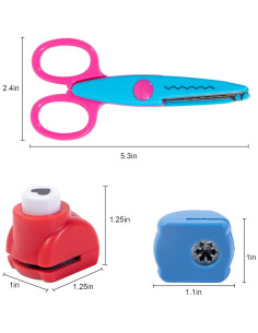 Set de 16 Piezas de Tijeras y Troqueles Creativos Katfort 2