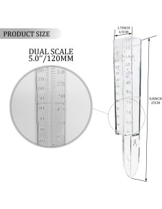 Medidor de Lluvia DARALIS 30.48 cm Paquete de 2 2