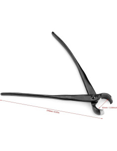 Cortador Cóncavo de Bonsai Haosie 210mm Acero Manganeso 2
