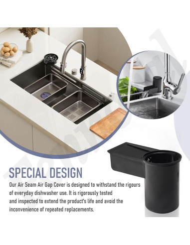 Cubierta de Aire para Lavavajillas Fennoral H-DHG-FO 2.54cm