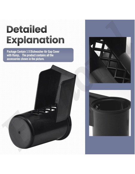 Cubierta de Aire para Lavavajillas Fennoral H-DHG-FO 2.54cm