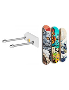 Soporte de Pared para Tabla de Skate Alumy - Exhibición Vertical/Horizontales