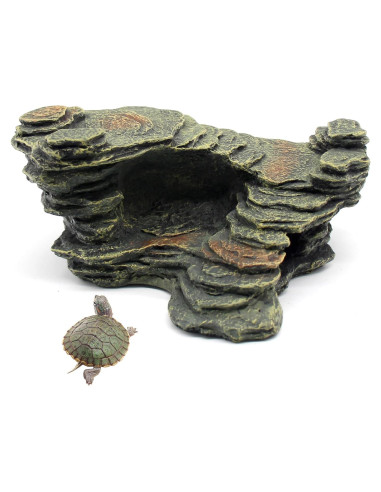 Plataforma de Sol para Reptiles Relaqcc 24.9x17.8 cm Resina