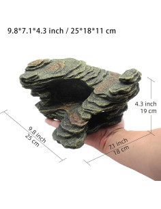 Plataforma de Sol para Reptiles Relaqcc 24.9x17.8 cm Resina 2