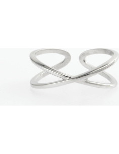 Anillo Abierto Ajustable de Plata Esterlina 925 para Mujer 2