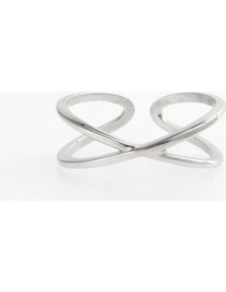 Anillo Abierto Ajustable de Plata Esterlina 925 para Mujer