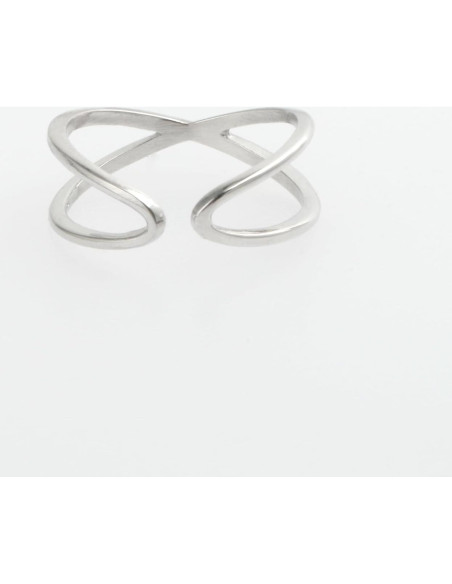 Anillo Abierto Ajustable de Plata Esterlina 925 para Mujer