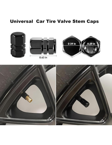 2 Marcos de Placa de Licencia de Aluminio Yogrvner Negro