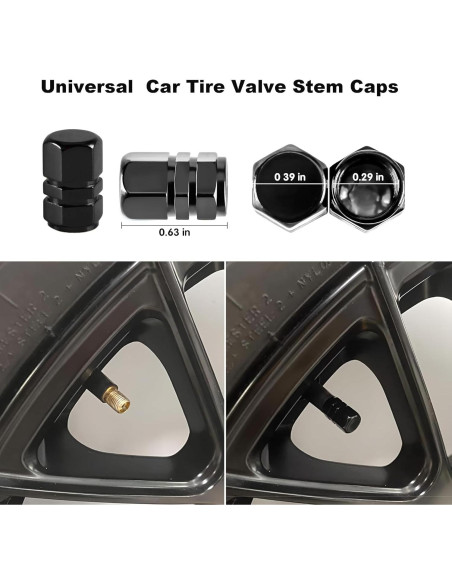 2 Marcos de Placa de Licencia de Aluminio Yogrvner Negro