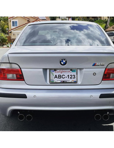 2 Marcos de Placa de Licencia de Aluminio Yogrvner Negro