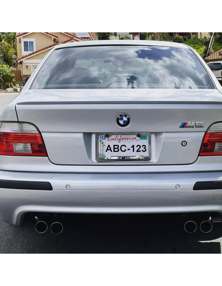 2 Marcos de Placa de Licencia de Aluminio Yogrvner Negro