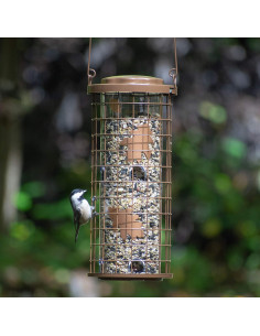 Comedero para Aves Perky-Pet 114B Squirrel Stumper 1.36 kg Cobre 2