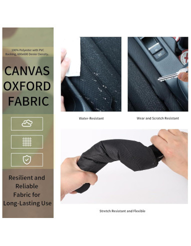 Relleno Organizador Espacio Asiento Auto Wujiliving Negro