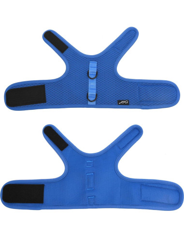 Arnés y Correa para Gatos Yizhi Miaow Azul Grande A Prueba de Escapes