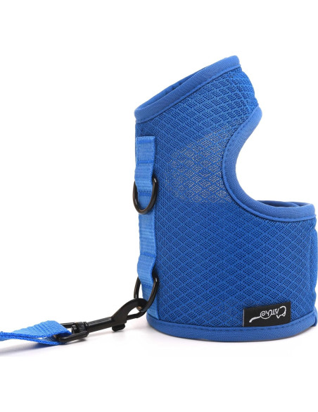 Arnés y Correa para Gatos Yizhi Miaow Azul Grande A Prueba de Escapes