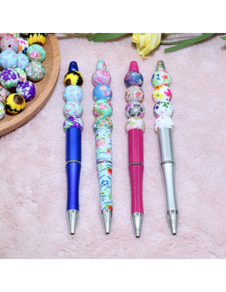 80 Perlas de Silicona MONSEALYT 15mm para Manualidades Flor