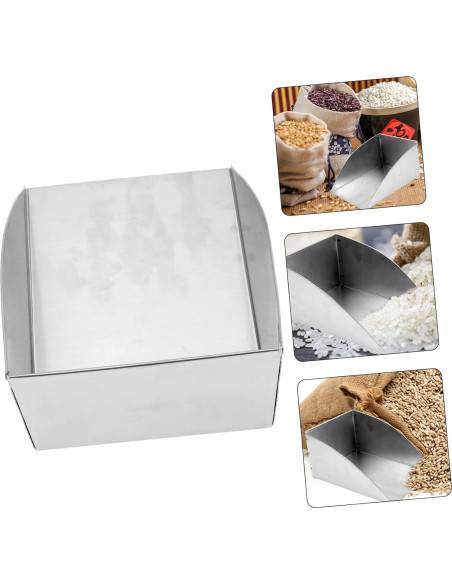 Pala de Acero Inoxidable HAKIDZEL 16.5x11.5cm Multiusos