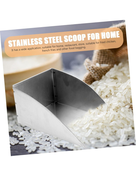 Pala de Acero Inoxidable HAKIDZEL 16.5x11.5cm Multiusos