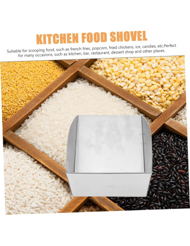 Pala de Acero Inoxidable HAKIDZEL 16.5x11.5cm Multiusos