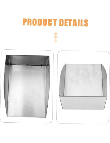 Pala de Acero Inoxidable HAKIDZEL 16.5x11.5cm Multiusos