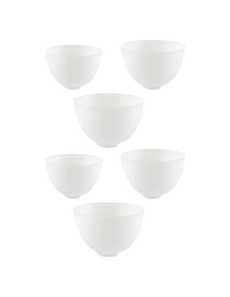 Cuencos de Silicona Healifty 6 Piezas para Mascarillas Faciales