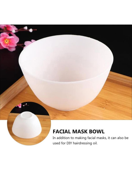 Cuencos de Silicona Healifty 6 Piezas para Mascarillas Faciales
