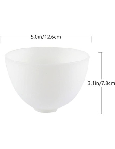 Cuencos de Silicona Healifty 6 Piezas para Mascarillas Faciales