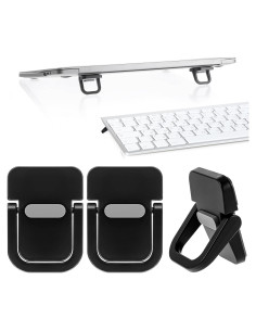 Soporte de Teclado YUXIANLB Ajustable 2 Pcs Negro 10-17"
