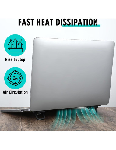 Soporte de Teclado YUXIANLB Ajustable 2 Pcs Negro 10-17"