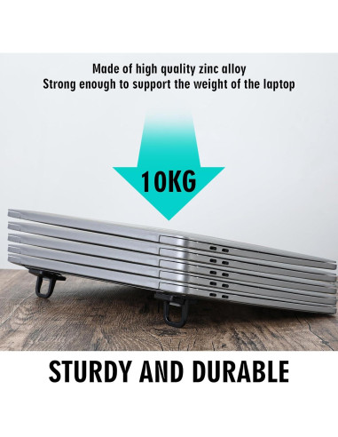 Soporte de Teclado YUXIANLB Ajustable 2 Pcs Negro 10-17"