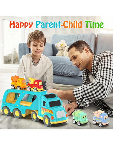 Camión de Juguete Veslier 5 en 1 con Sonidos y Luces