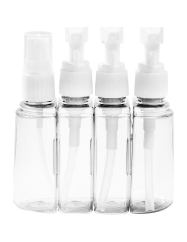 Juego de Botellas de Viaje 4-en-1 InvestSPLLC 200ML A Prueba de Fugas