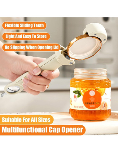 Abrebotellas Retráctil Multifuncional Donpesho Negro