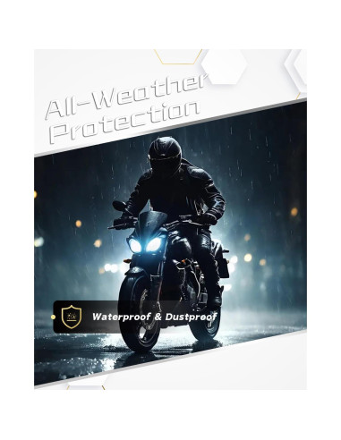 Botas de Horquilla Delantera YSMOTO para Motocicletas - Negro