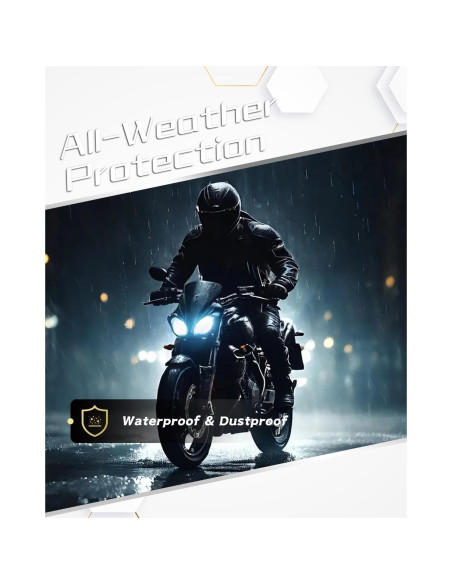 Botas de Horquilla Delantera YSMOTO para Motocicletas - Negro