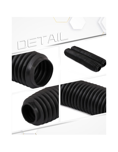 Botas de Horquilla Delantera YSMOTO para Motocicletas - Negro